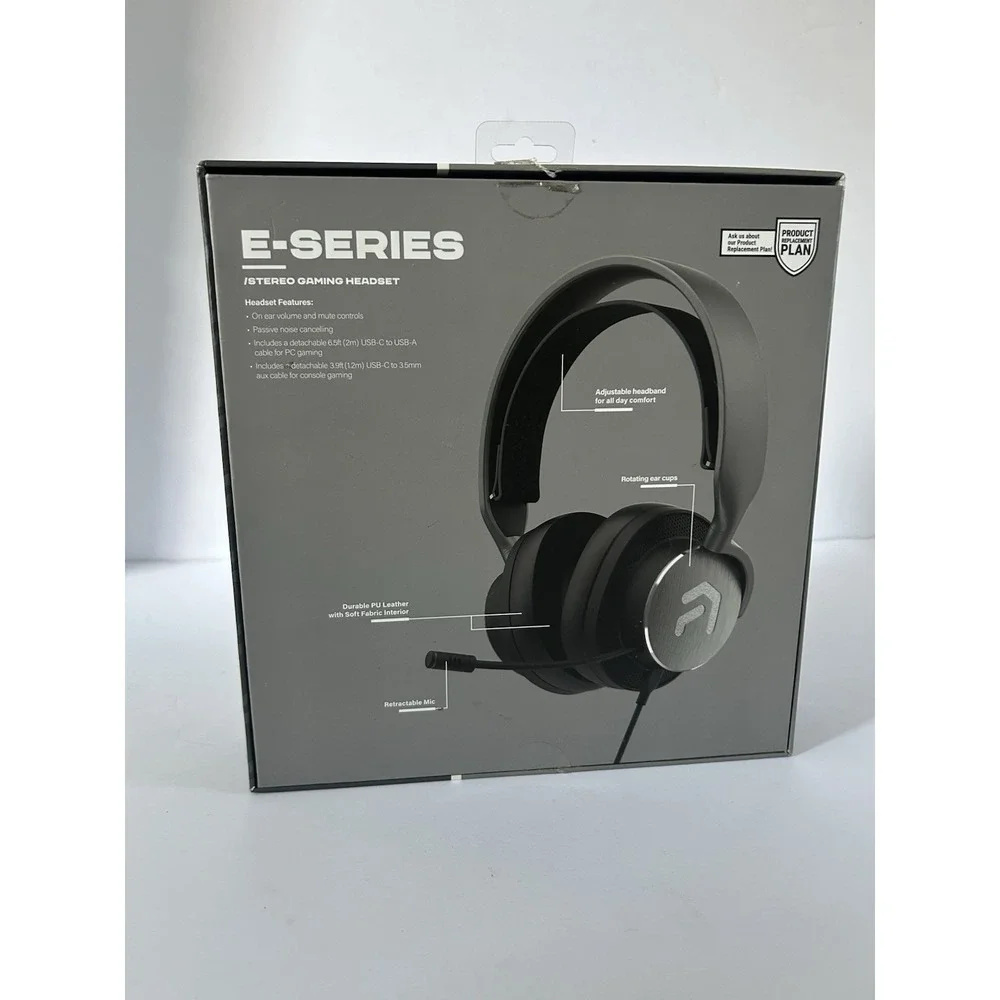 E -Series Stereo Wired Gaming Headset Black